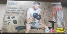 Hantel hantle 10 kg hantelka żeliwna crivit