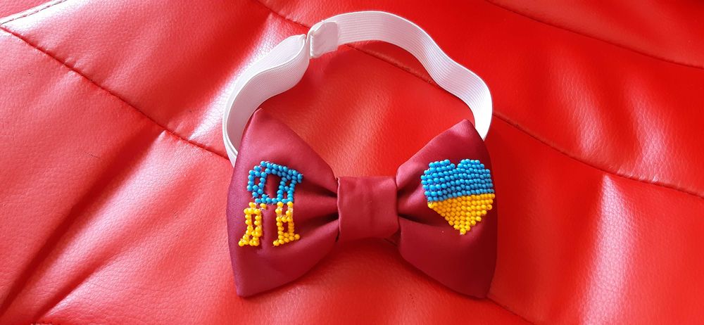 Шкільна краватка метелик червона / бабочка красная