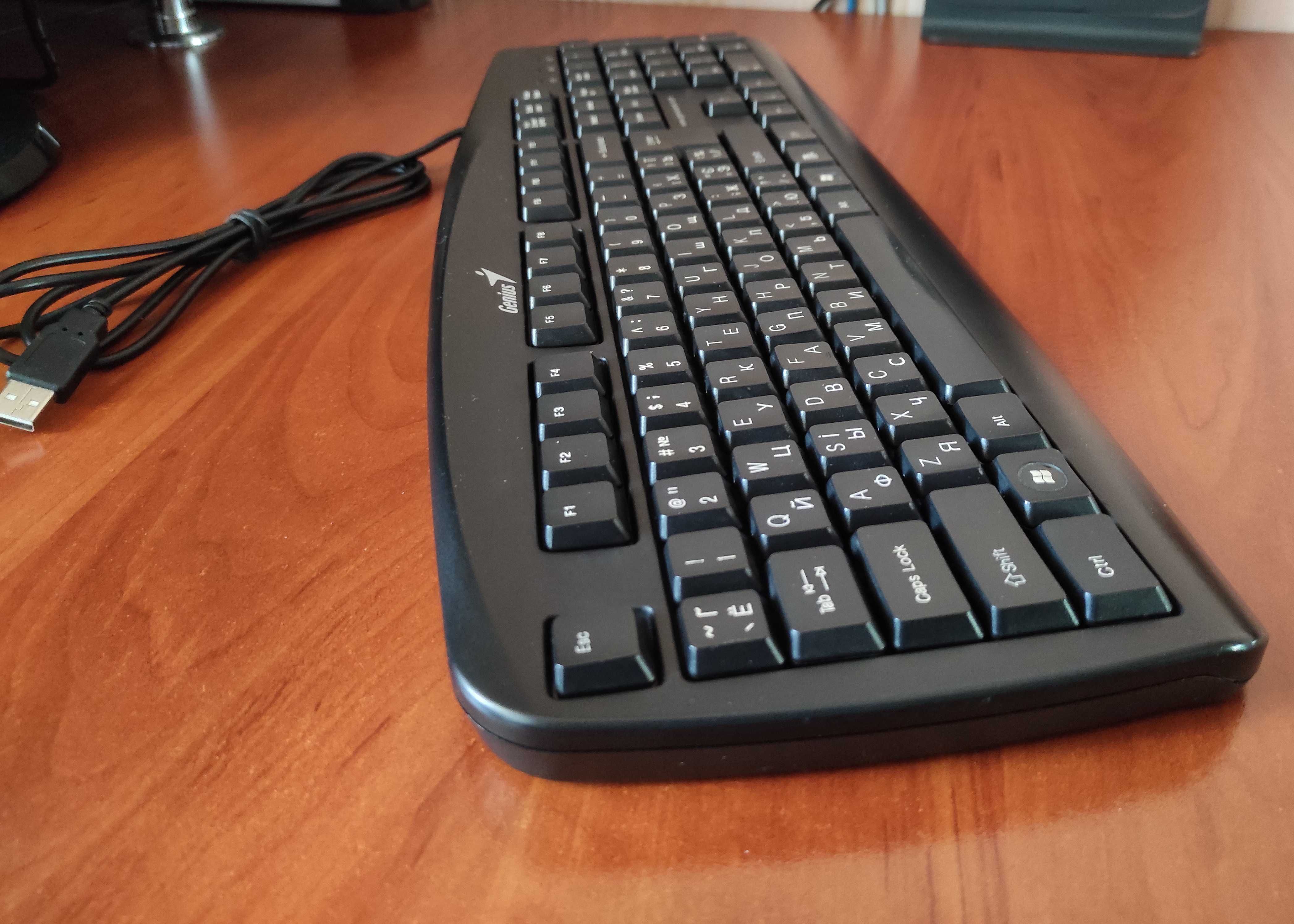 клавиатура Genius KB 110 Black USB (eng/rus/ukr) - состояние новой!