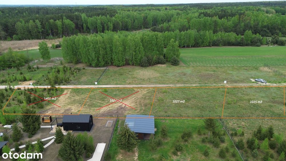 Działka z WZ w zielonej okolicy Puszczy Stromieckiej