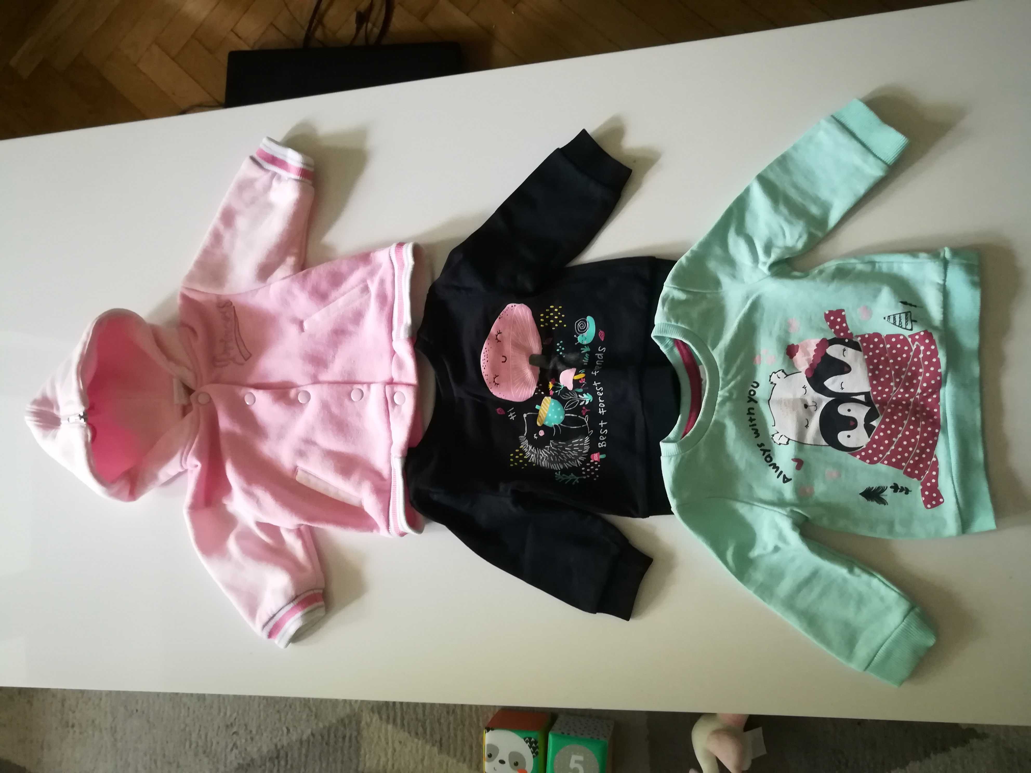 Ubranka dla dziewczynki rozmiar 62