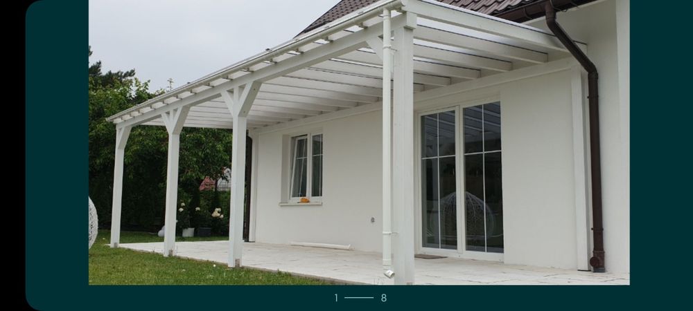 Pergole zadaszenie tarasu wiata