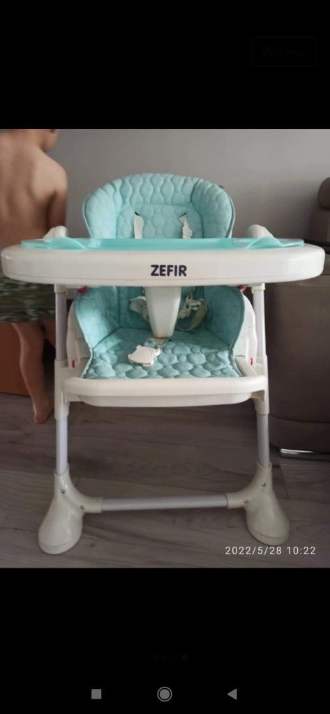 Krzesełko regulowane dla niemowląt