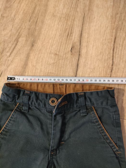 Spodnie chinosy granatowe eleganckie wyjściowe