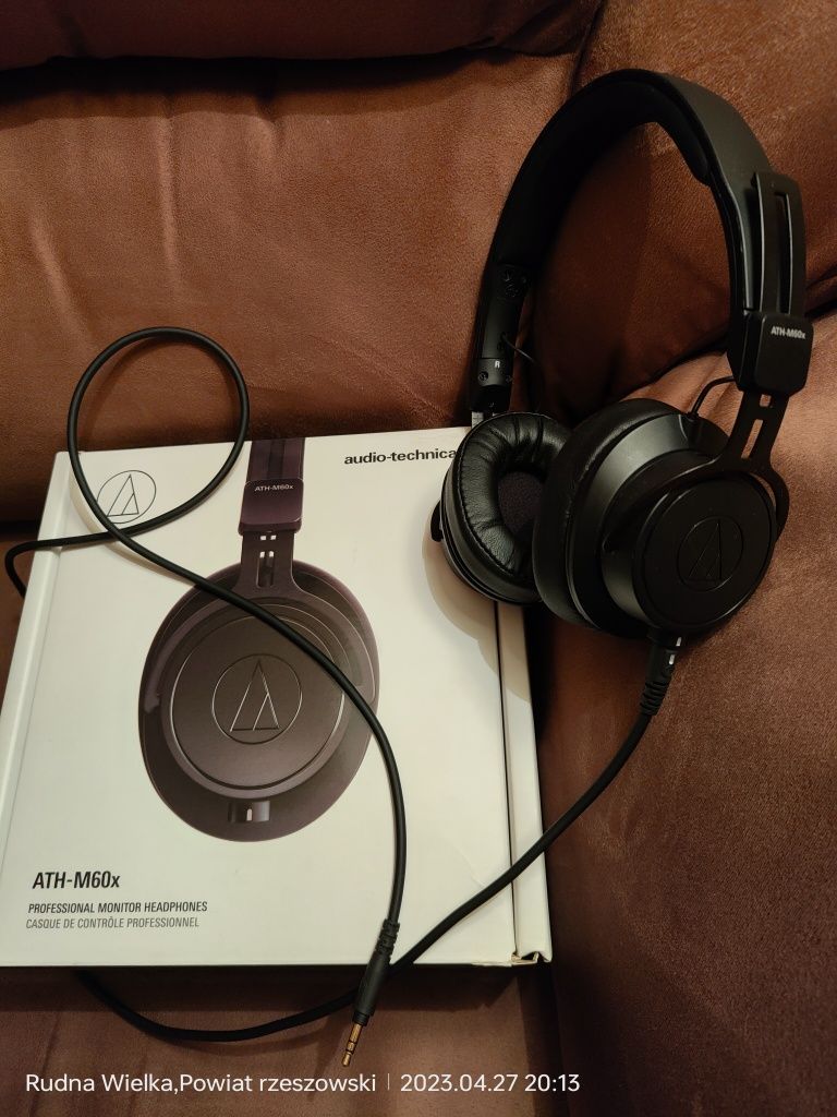 Słuchawki Audio Technica ath m60x