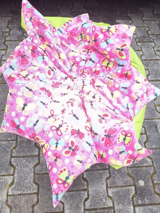 Puf dziecięcy kolor różowy