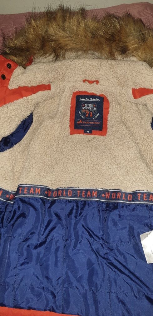 Parka zimowa chłopięca 98 c&a