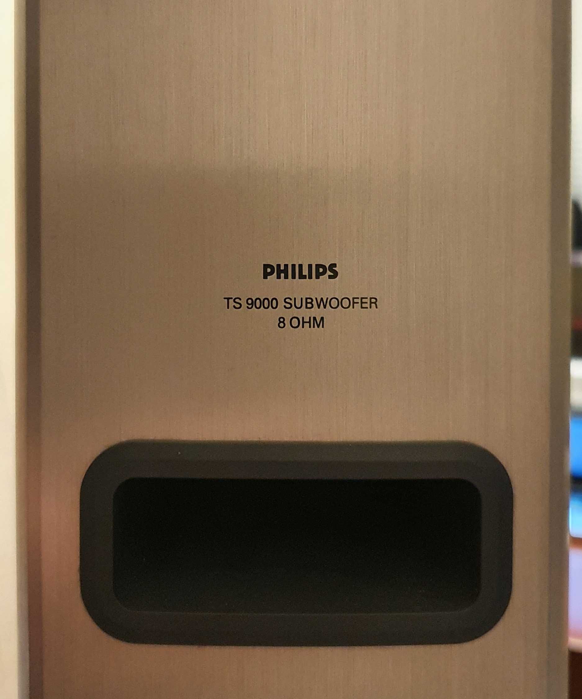 Колонки высокие алюминиевые напольные акустическая система Philips