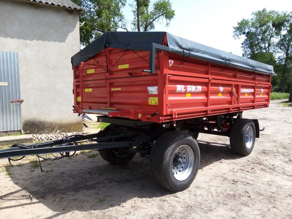 Przyczepa Hl HW 6011  8011 wywrot 2 strony /Tandem 10-15 ton