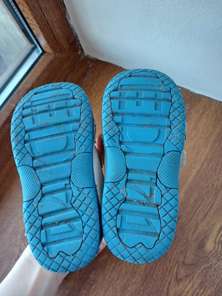 Шкіряні анатомічні демісезонні черевики для хлопчика DDstep 24 розмір