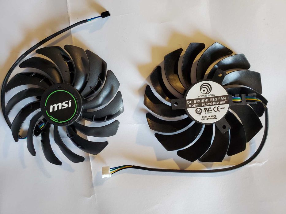 Вентилятор видеокарт MSI Gigabyte PLD10010  95мм