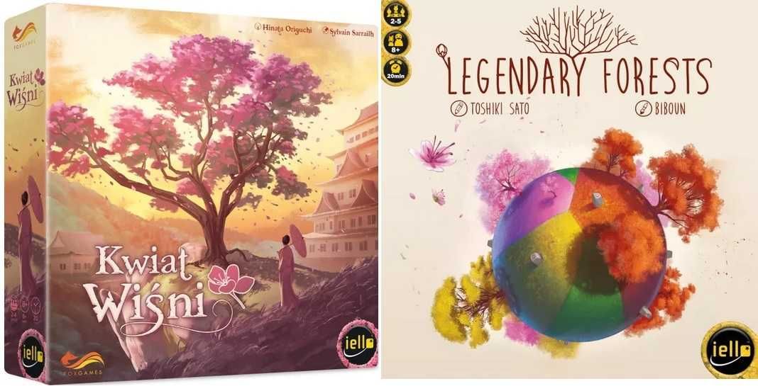 2pak: Kwiat Wiśni + Legendary Forests gra planszowa foxgames (folia)
