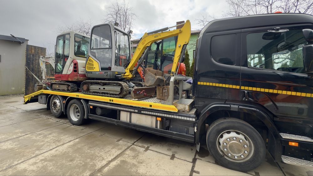 Transport Przewóz maszyn samochodów AUTOLAWETA LAWETA do 15T