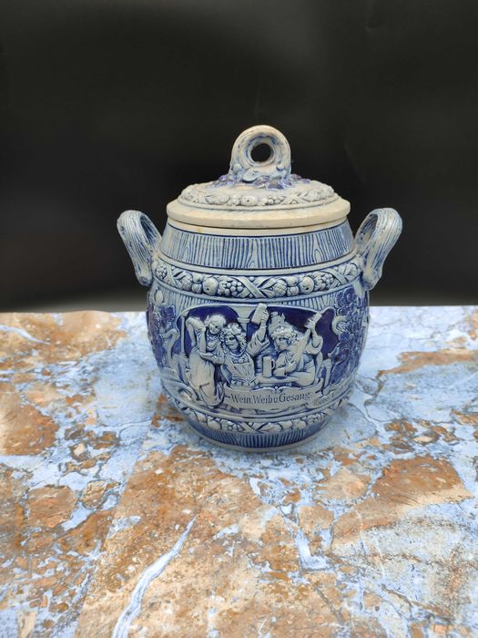 Duża ceramiczna Bola  - Pięknie zdobiona 4 Litry - Design Osłonka 2750