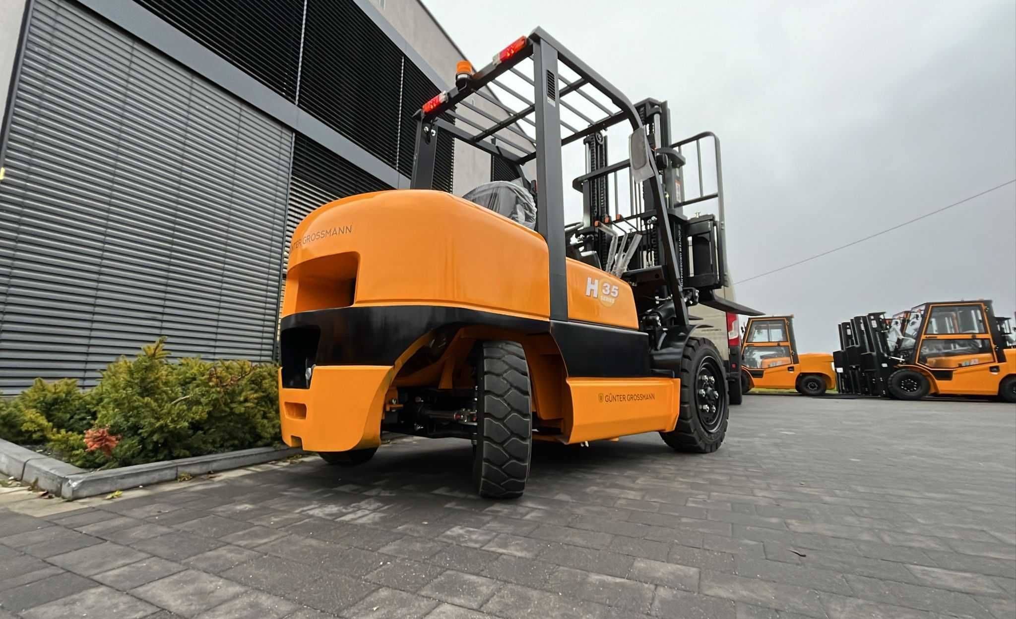 Nowy wózek widłowy Gunter Grossmann  3,5T Duplex 3M.