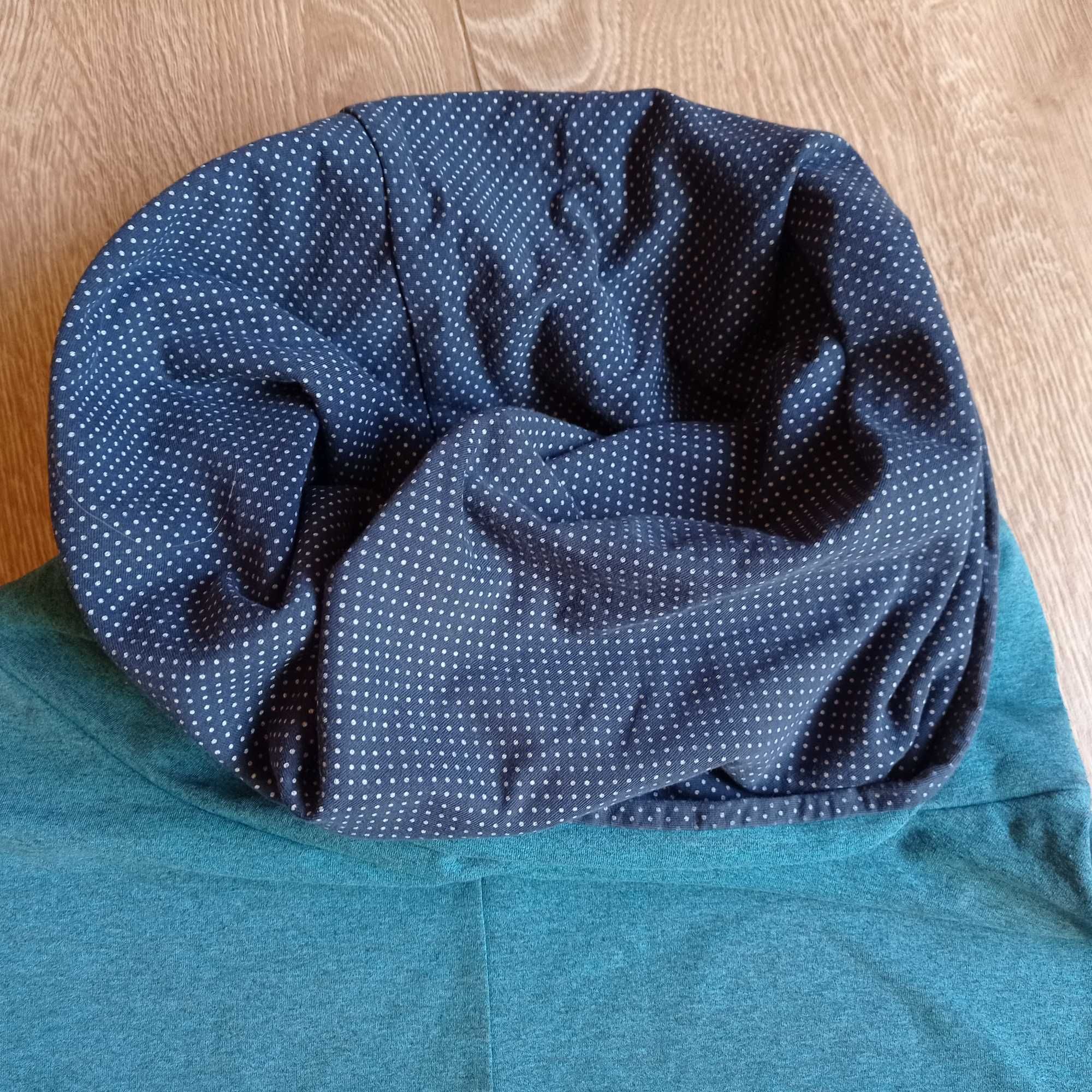 Nubee krótka zielona morska bluza melanż rozm S/M