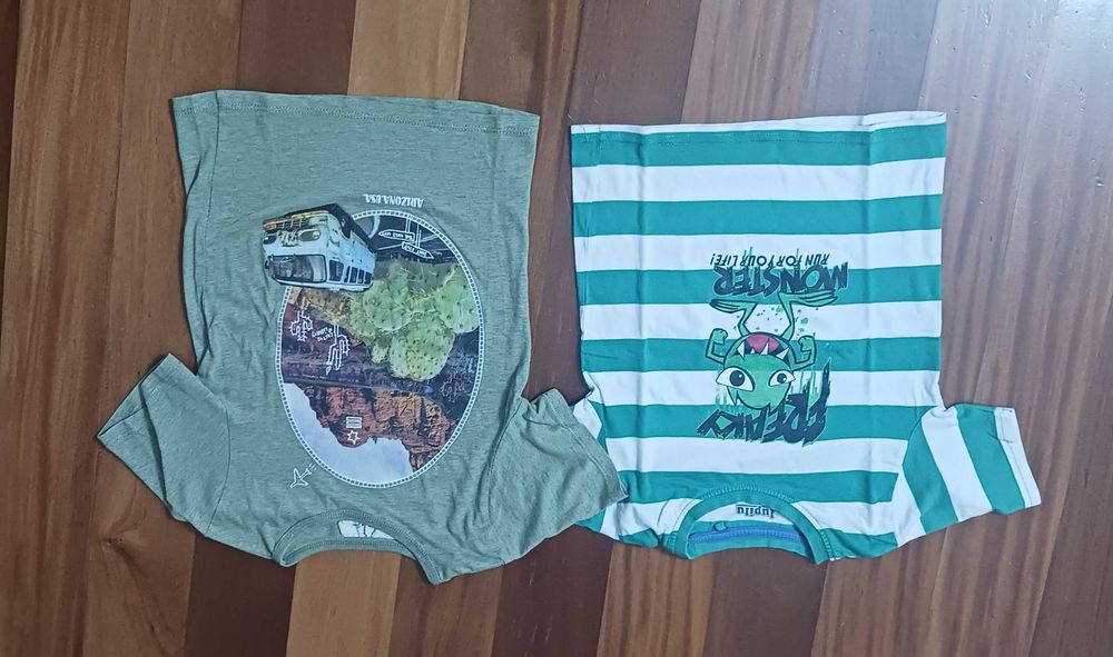 Conjunto de 6 t-shirts e 2 polos para criança - 6 anos