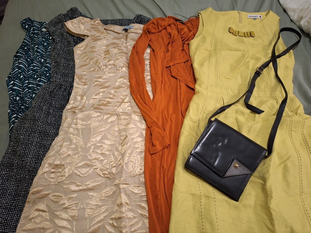 Sukienki 34 XS Tatuum Monnari H&M paka 5 szt zestaw torebka gratis
