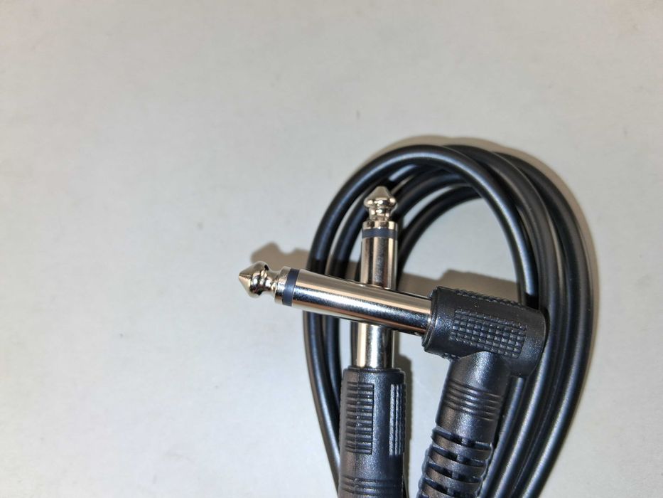 N093 Kabel Przewód Jack Kątowy 3 Metry Instrumenty Nowy