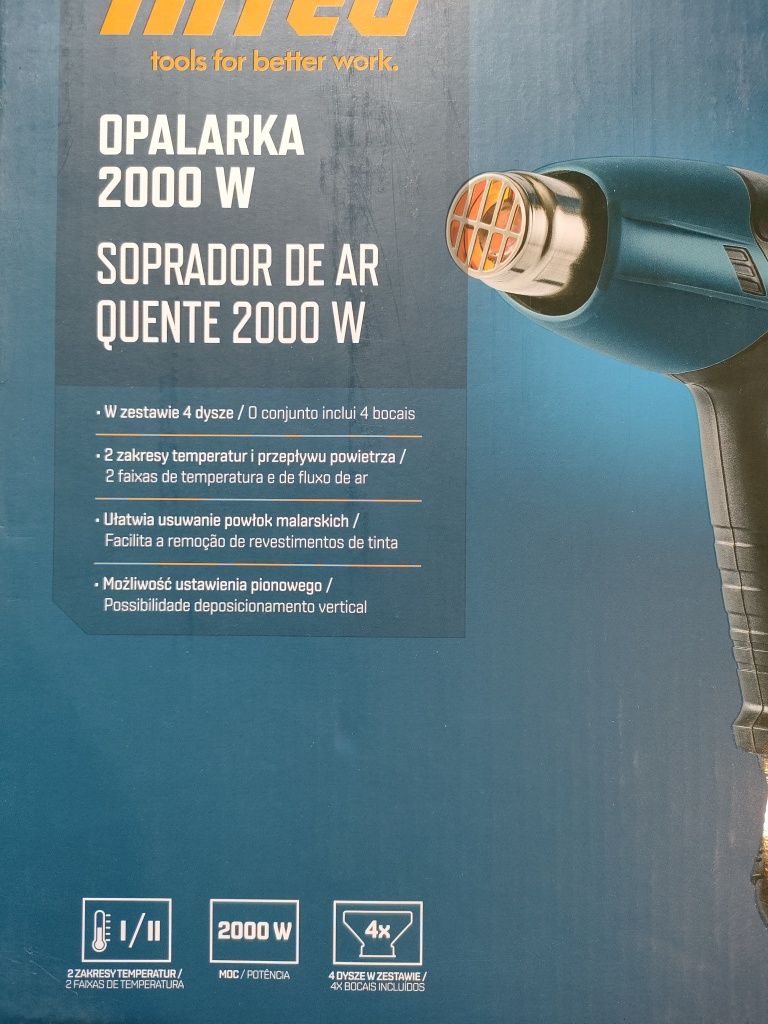 Opalarka NiteoTools 2000W Z gwarancją producenta.