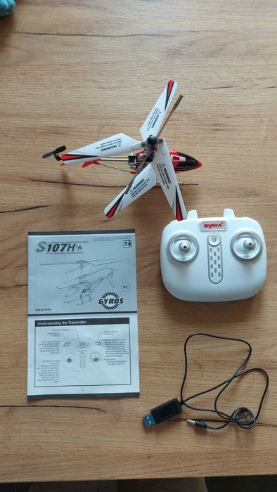 HELIKOPTER RC SYMA S107H 2.4GHz RTF czerwony Zdalnie sterowany