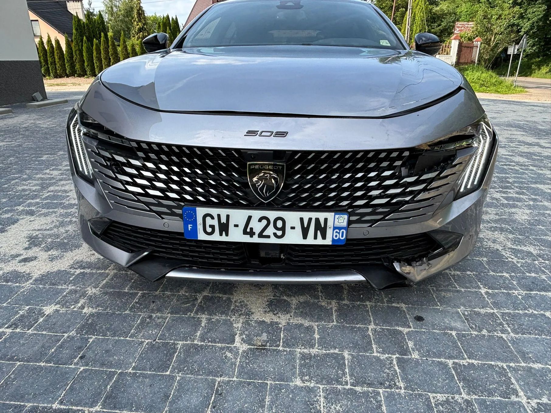 Peugeot 508 ALLURE PACK VAT23% 225 KM lekko uszkodzony navi kamera parktroniki