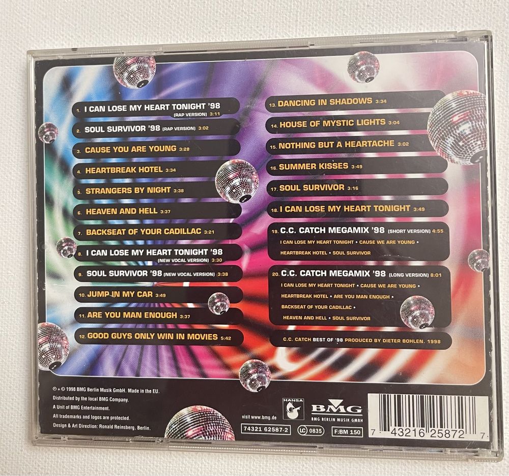 C.C. Catch best of 98 cd