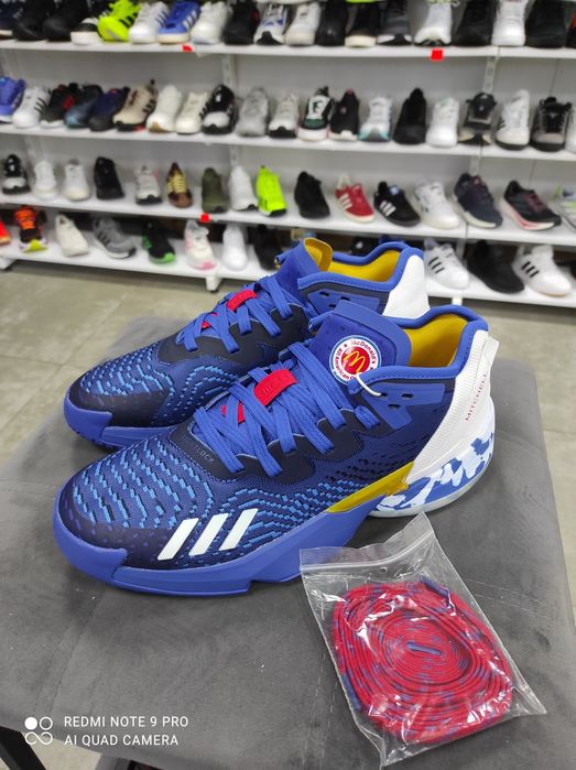 ОРИГІНАЛ 100% Кросівки Adidas D.O.N. Issue #4 Basketball Shoes Blue/Wh