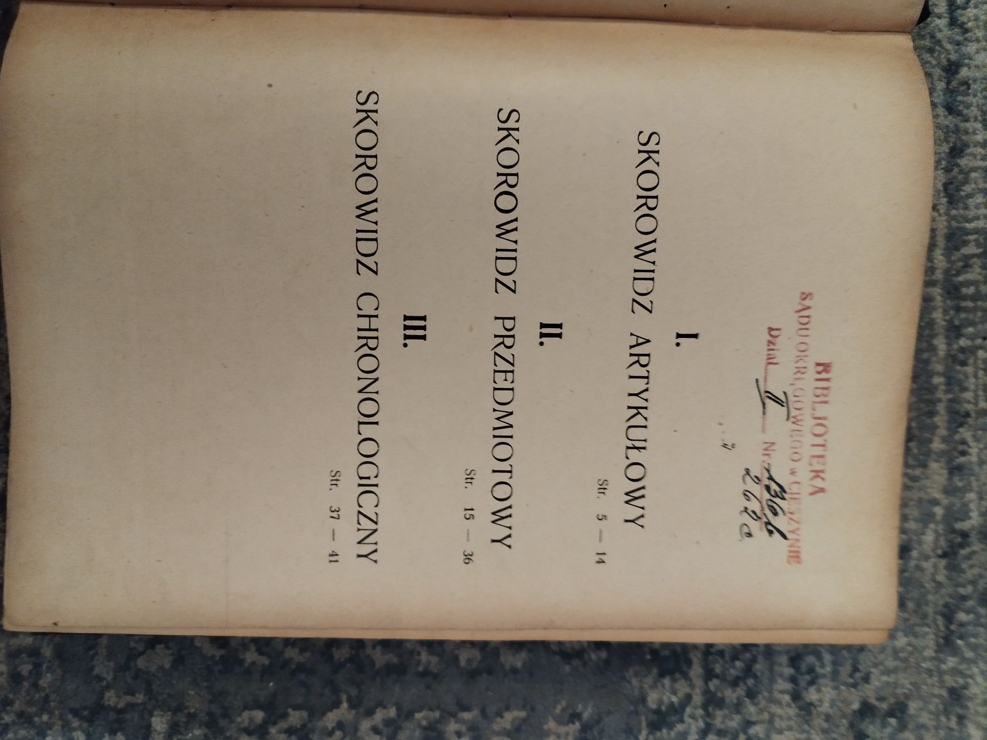 "Zbiór orzeczeń" z roku 1930 zeszyty 1-6,