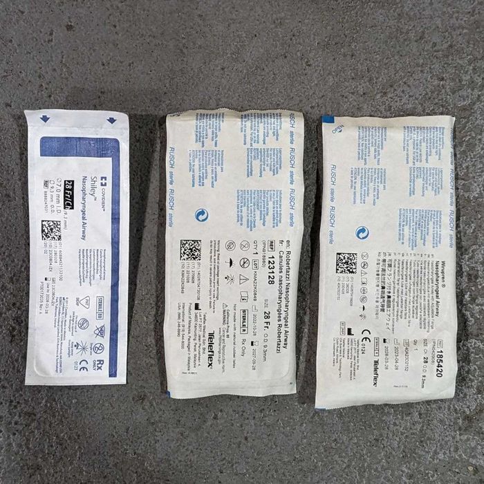 Назофарингеальні трубки з лубрикантом Shiley та Rusch