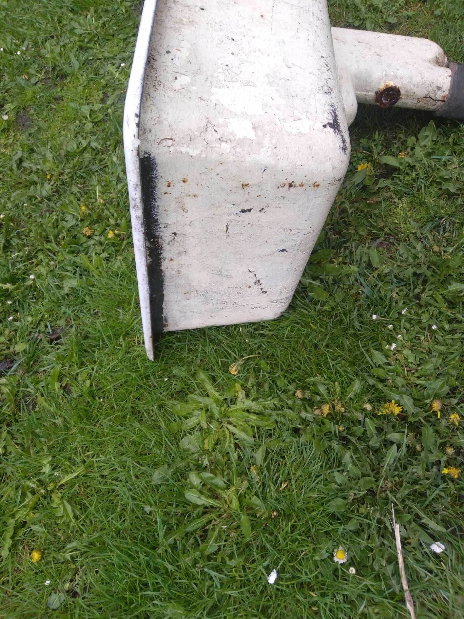 Zlewozmywak żeliwny dwukomorowy umywalka żeliwna dwukomorowa zlew PRL
