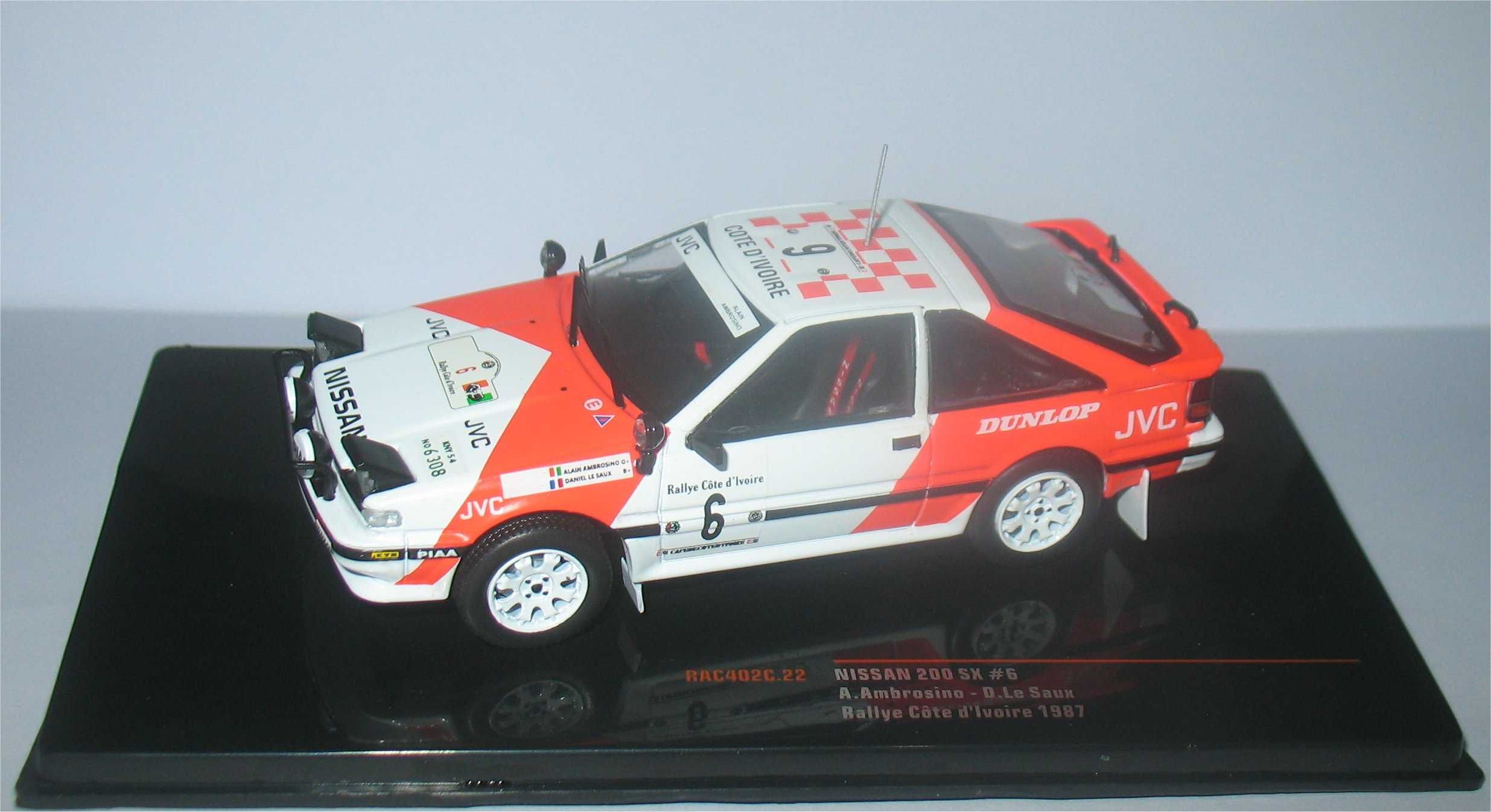 Ixo - Nissan 200 SX - Rally Costa do Marfim 1987 - Alain Ambrosino