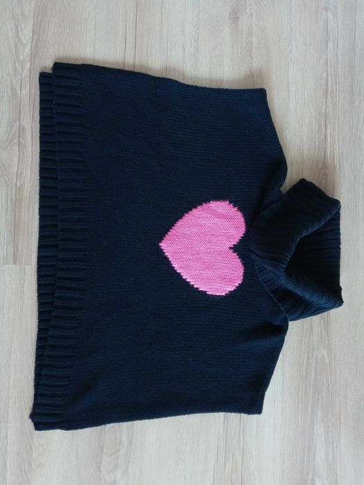 Sweter ponczo z golfem carter's rozmiar 116/122