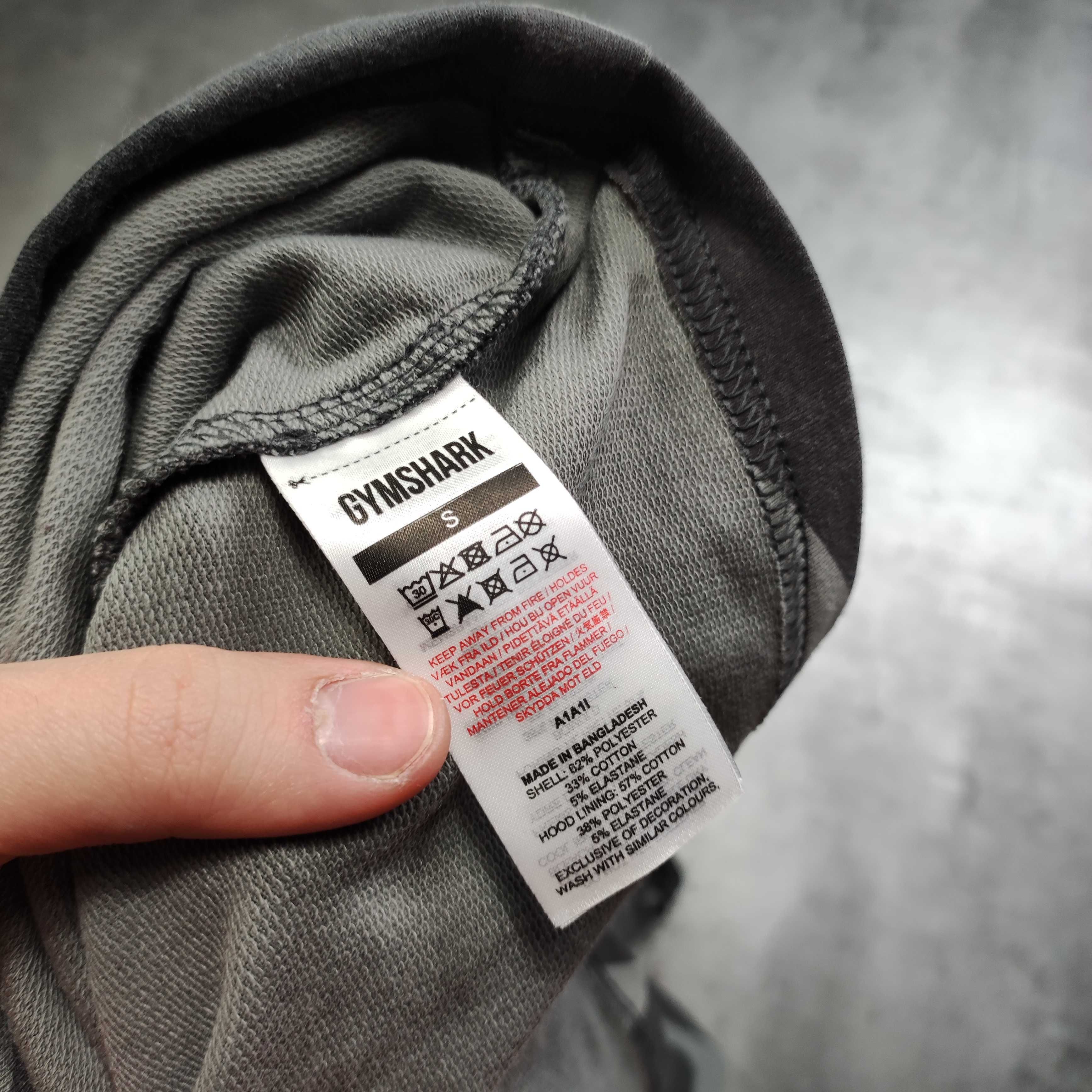 MĘSKA Bluza Sportowa z Kapturem Hoodie Moro Camo GymShark Siłownia