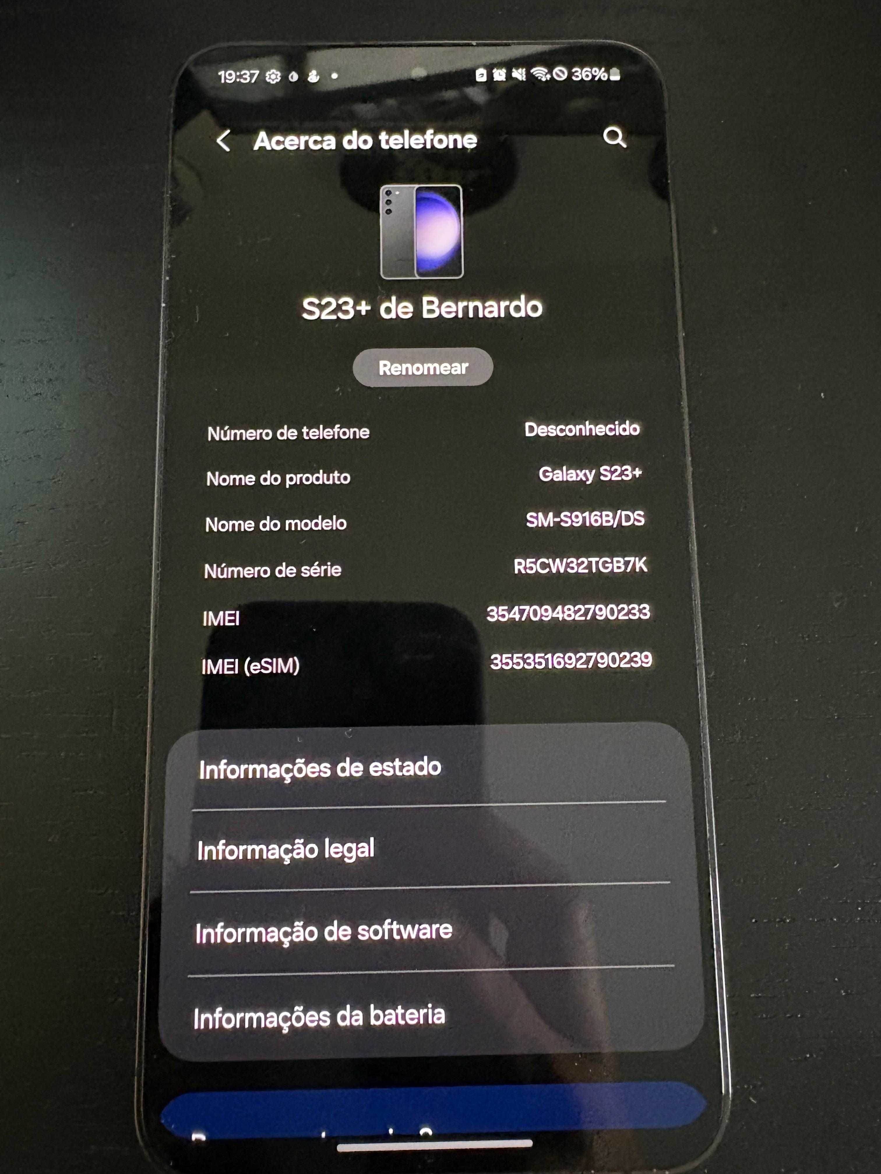 Samsung s23+ 256gb