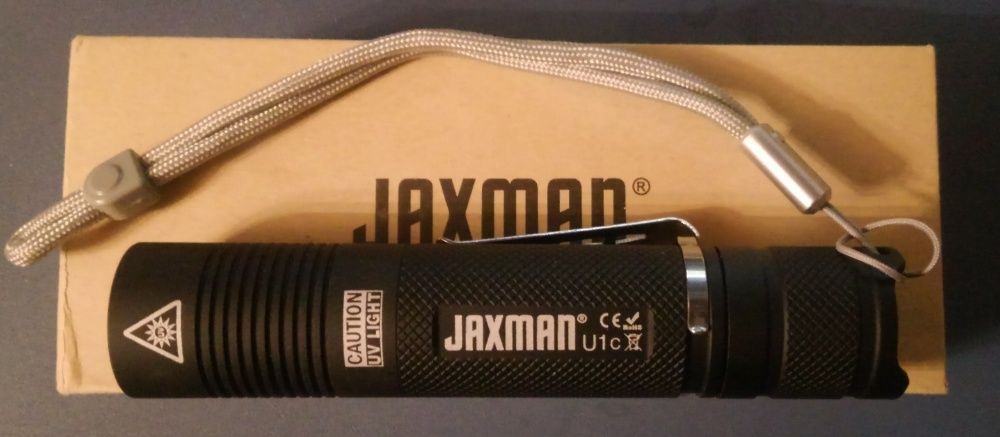 Фонарик ультрафиолетовый JAXMAN U1с, 6W