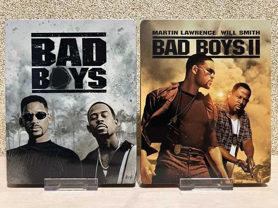 Steelbook 4K Ultra HD Blu-ray Плохие парни 1-4 / Друзья Оушена 1-4