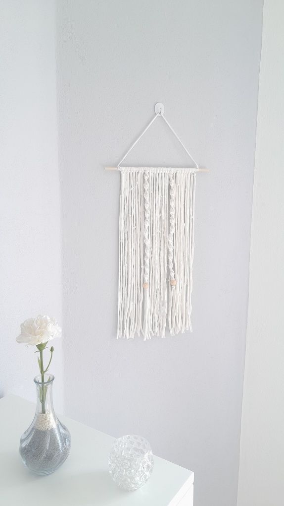 Painel decorativo macramé