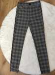 ZARA spodnie legginsy w kratę rozm. 36