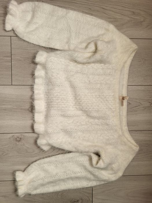 Sweterek biały h&m