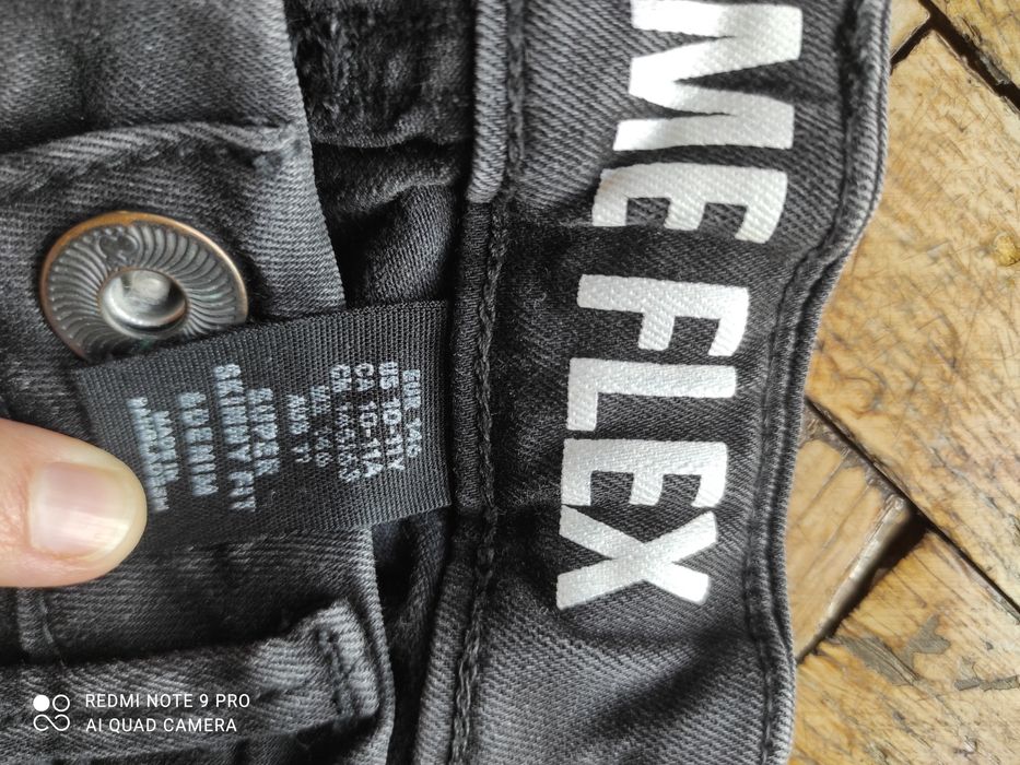 Spodnie czarne rurki super skinny