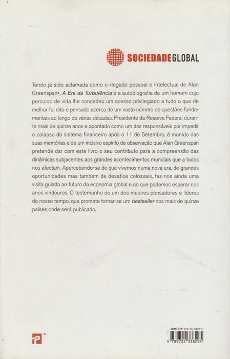 A Era da Turbulência. Contribuições para um Mundo em Mudança