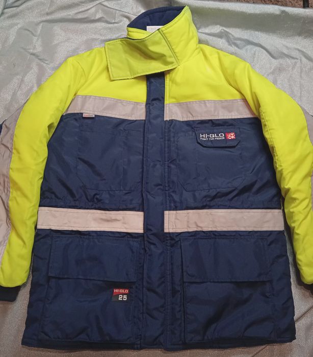 Kurtka xl zimowa L robocza hi-glo 25 Gold freeze odblaskowa ciepła xl