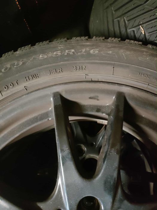 Komplet felg 16” z oponami zimowymi 205/55 R16 – pasują do Seat Ibiza