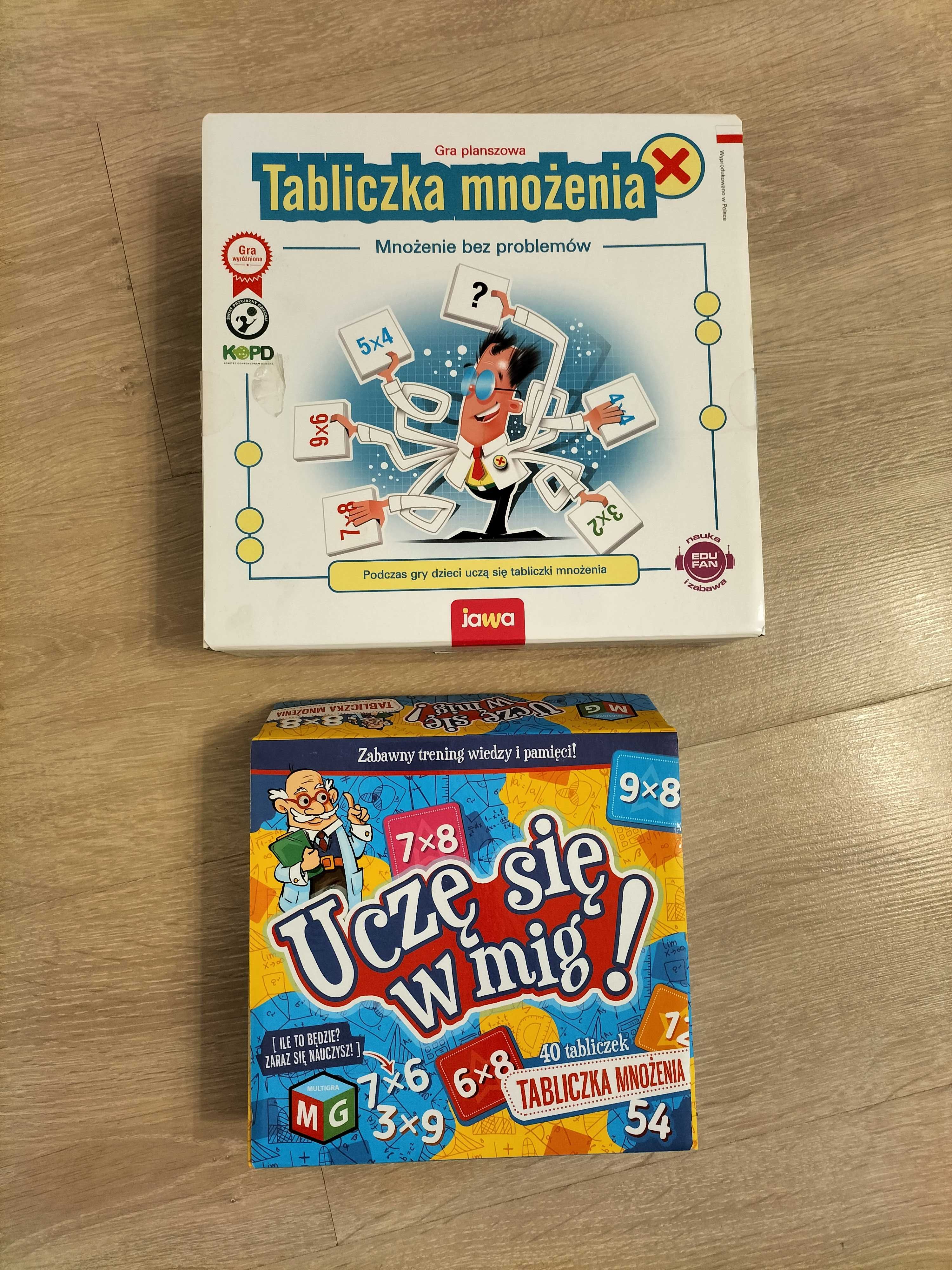 Gra  - Tabliczka mnożenia - dwie gry