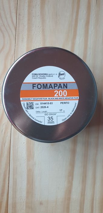 Bobine de 17m de 35mm fomapan iso 200