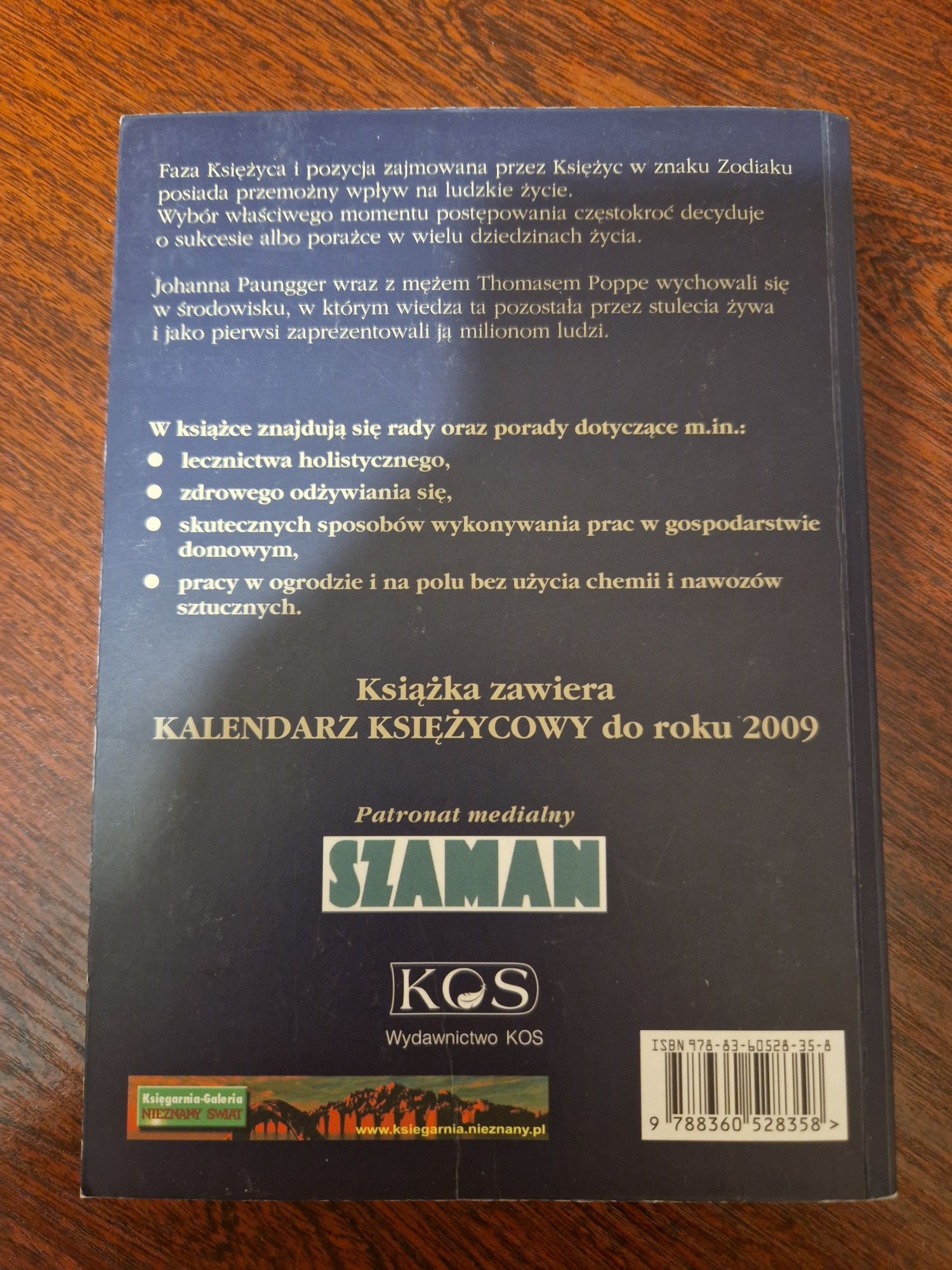 Książka poradnik "Kalendarz księżycowy"