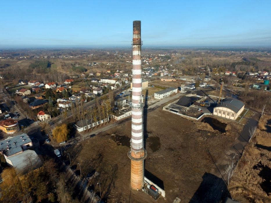 Wieża przekaźnikowa, maszt radiowy, komin