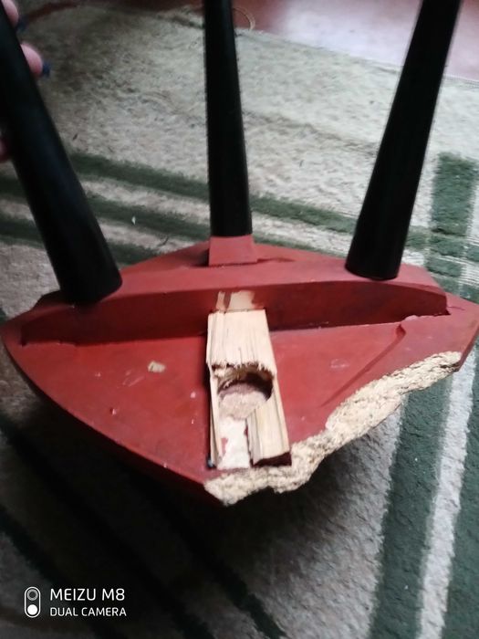 Стульчик - табурет, Роспись-хохлома,под реставрацию