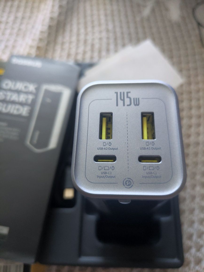 Baseus 145W Power Bank 20800mAh Dual USB A USB C PD 100W Fast Charging